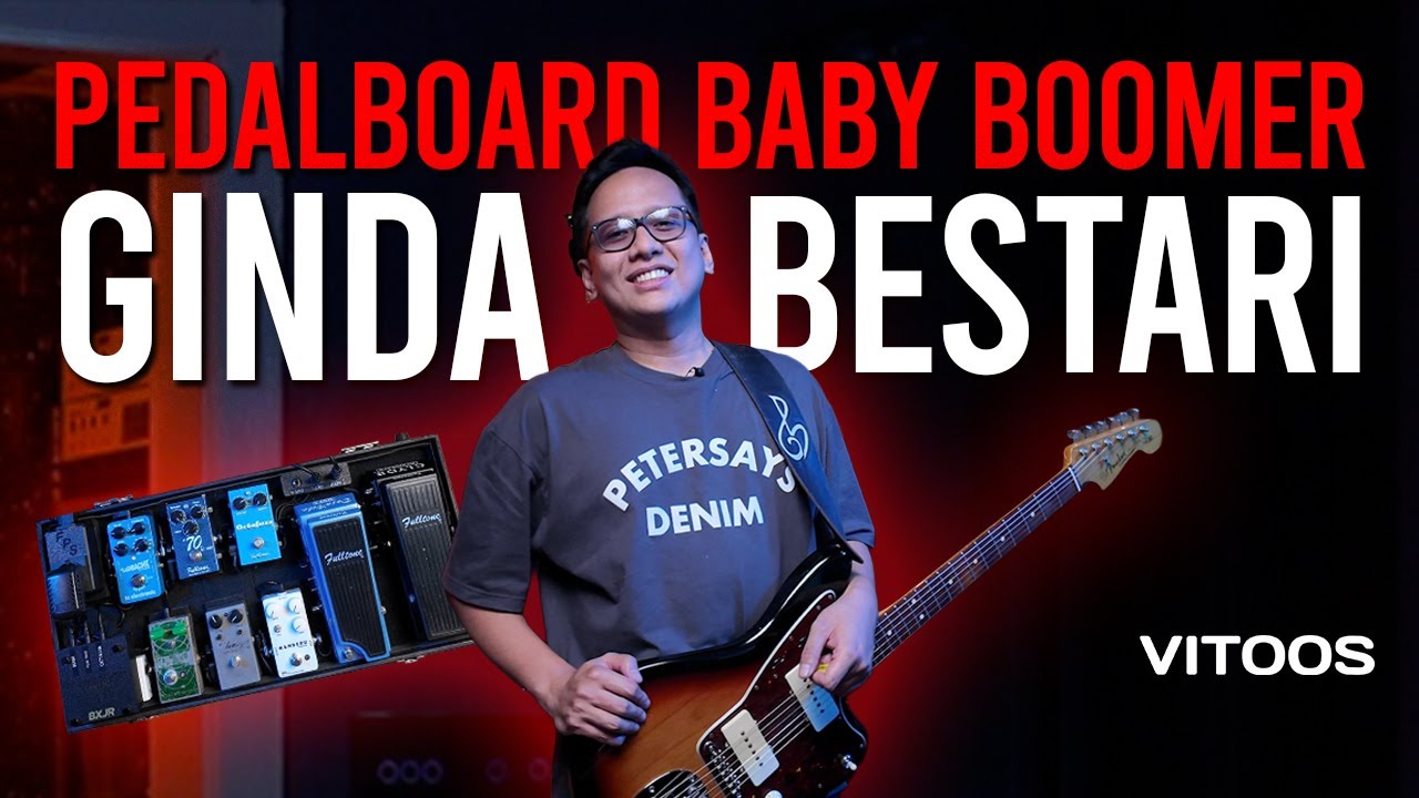PEDALBOARD BABY BOOMER GINDA BESTARI | BOXXCASE & BXJR