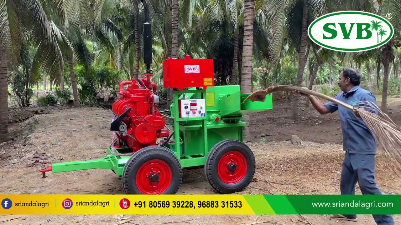 67 HP - DIESEL ENGINE OPERATED SHREDDER CUM PULVERIZER MACHINE