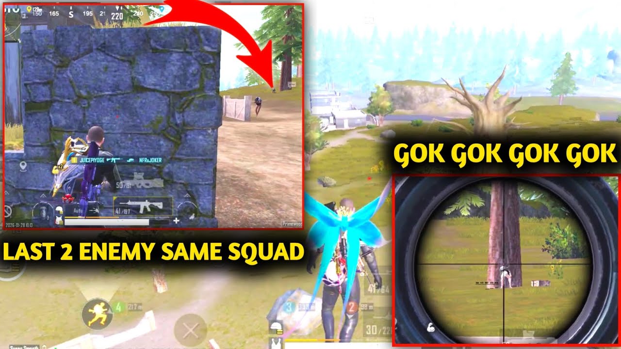 LAST 2 ENEMY IS TEAMMATES BAAP REEE GOK GOK GOK GOK EK LUTERA BGMI GAMEPLAY | MORENT GAMING 