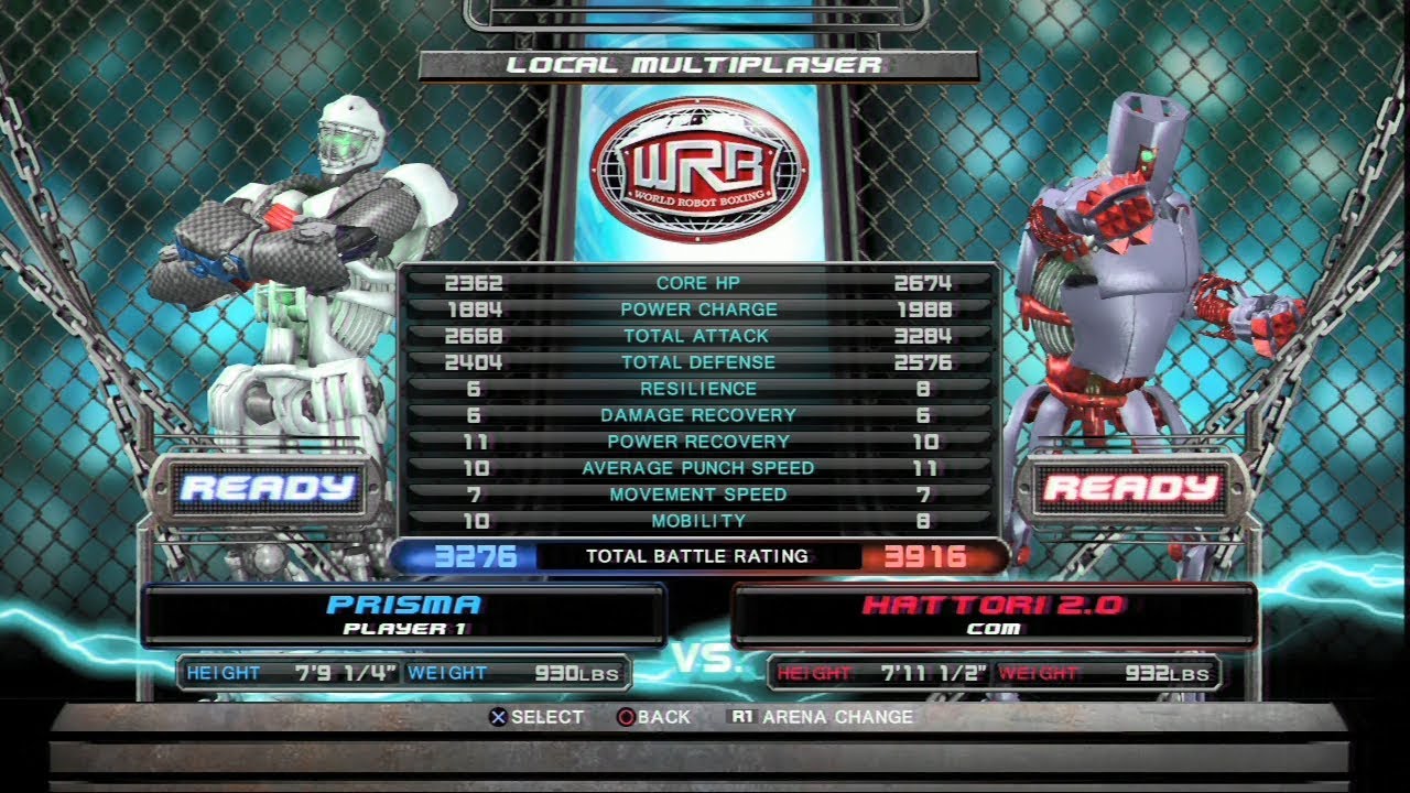 REAL STEEL THE VIDEO GAME - PRISMA vs HATTORI 2.0