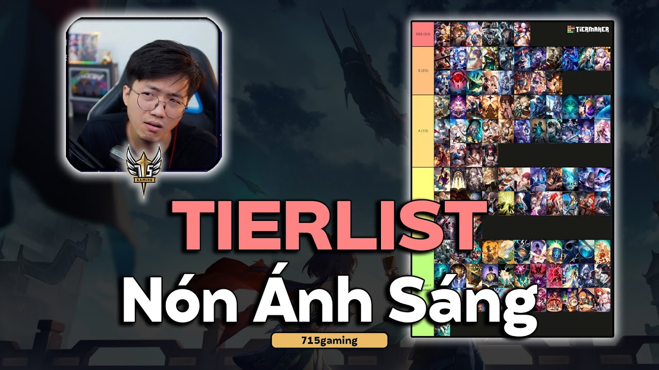 TIERLIST Nón Ánh Sáng của 715gaming! #honkaistarrail #tierlist