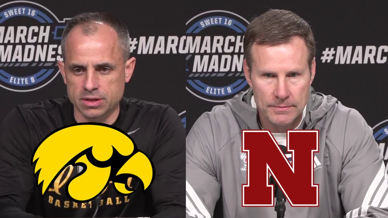 Sweet 16 News Conference: Nebraska and Iowa Coaches and Players Speak