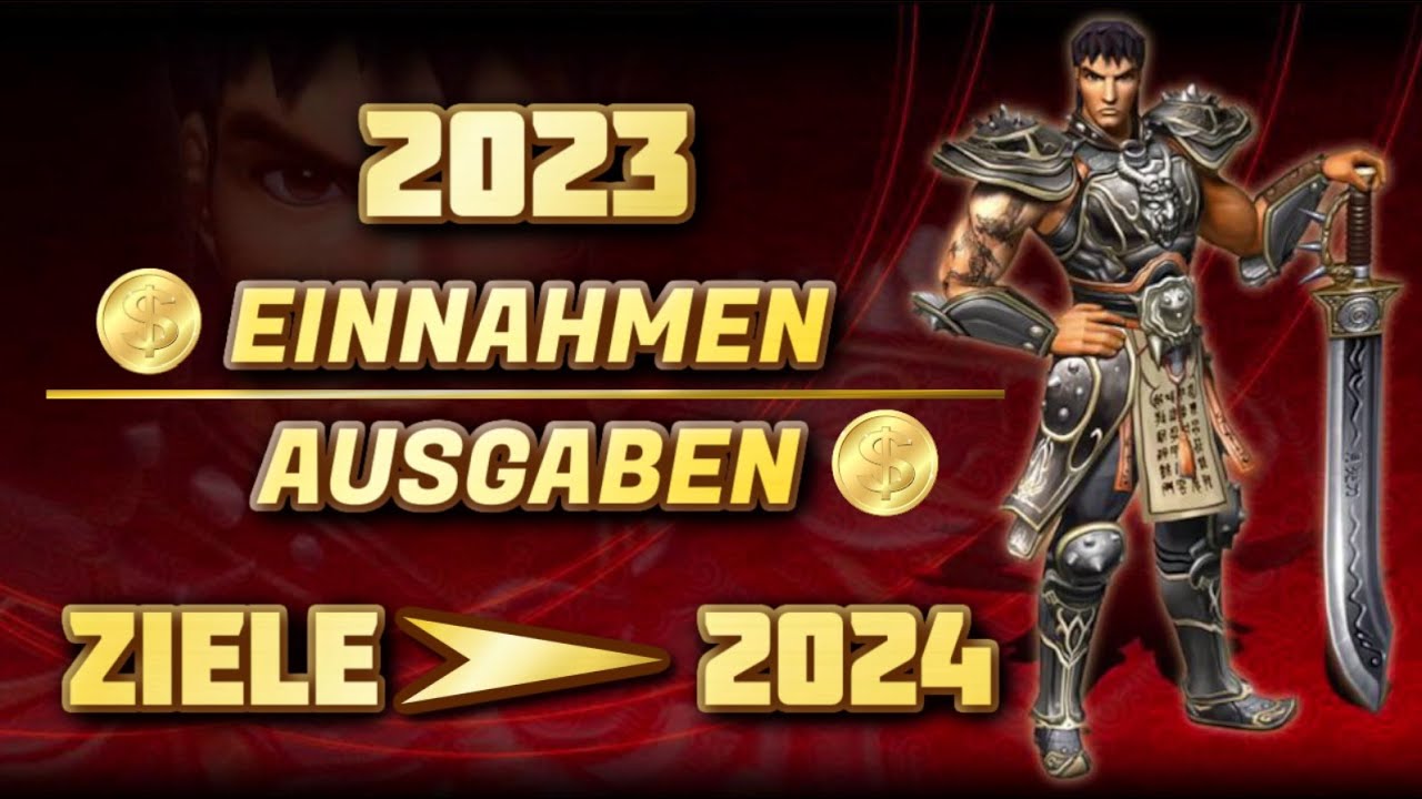 Rückblick 2023 | WON/YANG💰Einnahmen | Ausgaben ➤Ziele für 2024 ✦ Metin2 DE Azrael