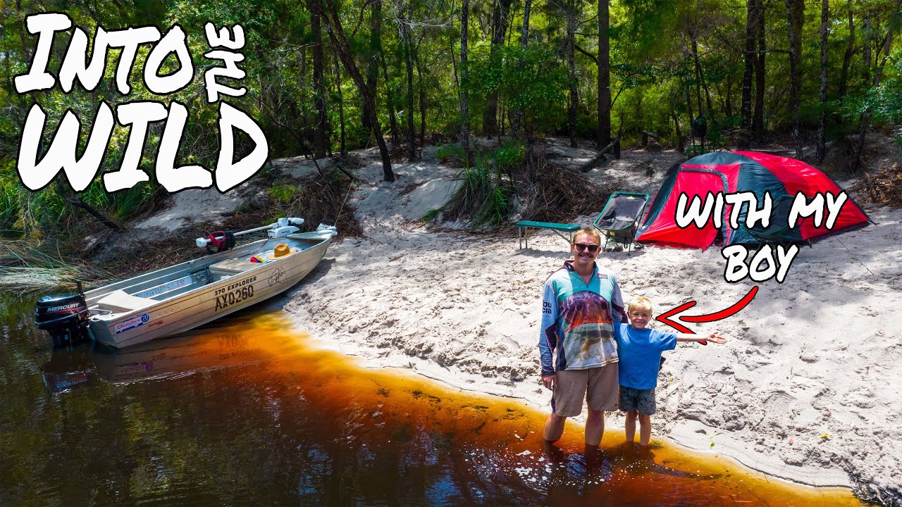 My wife left US so we went BOAT camping | Noosa Everglades | Ep37