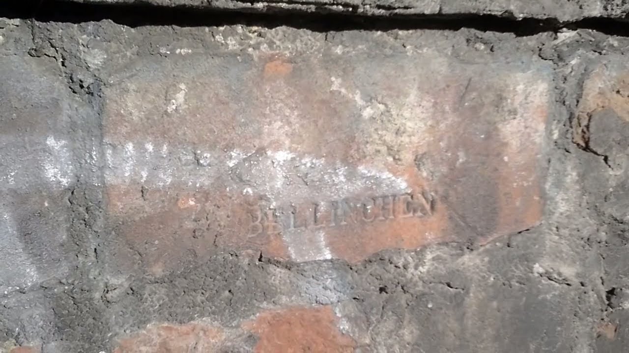 Ziegelstempel BELLINCHEN - Portalruine vom Anhalter Bahnhof