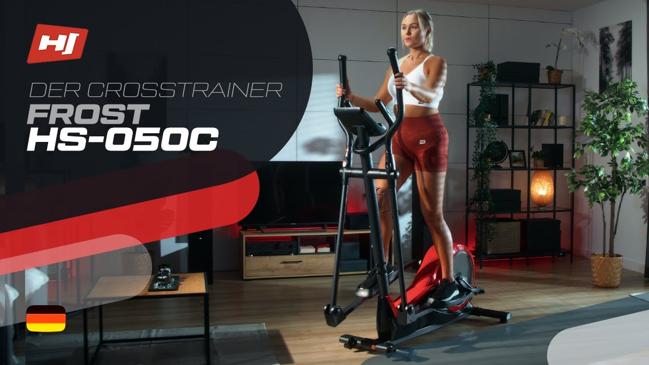 Elektromagnetischer Crosstrainer HS-050C Frost | Fitnessger&auml;te f&uuml;r zu Hause
