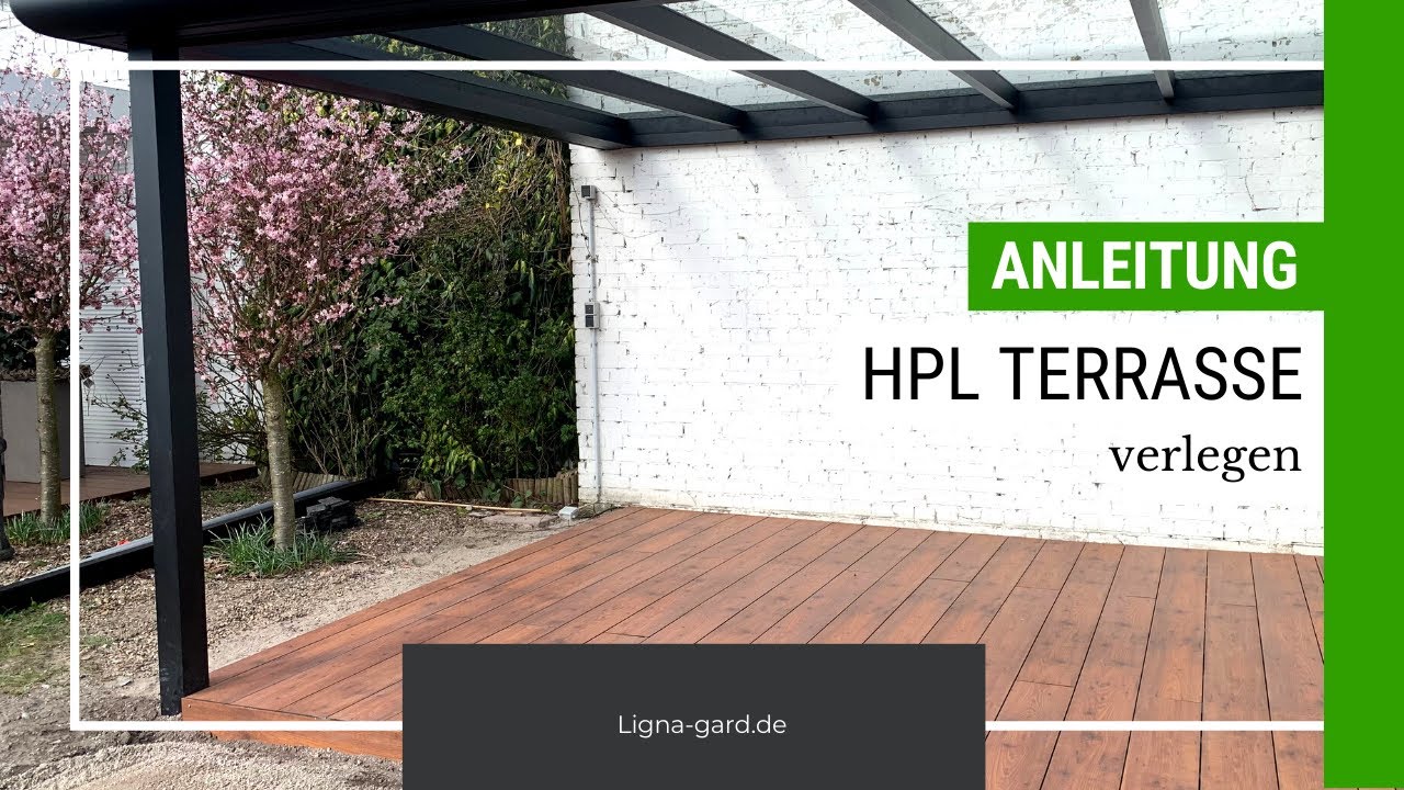 HPL Terrasse verlegen | Ligna Gard