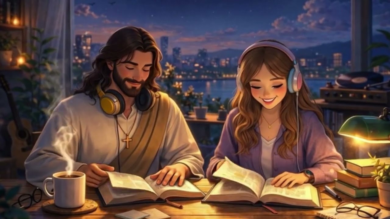 Christian jazz for studying, Bible jazz background Ambience - Study and read the the power of Lord