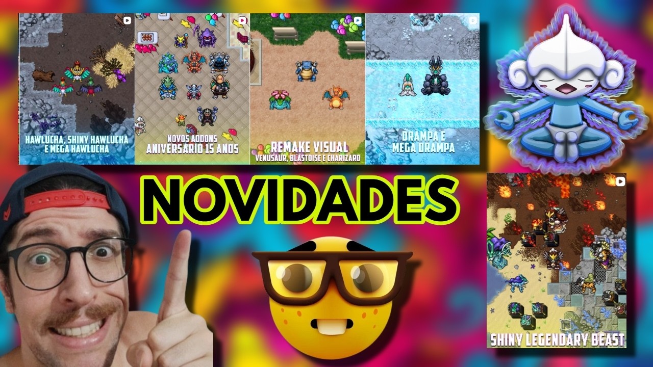 MAIS DOIS MEGAS NOVOS E MUDANÇAS A CAMINHO NA POKEXGAMES
