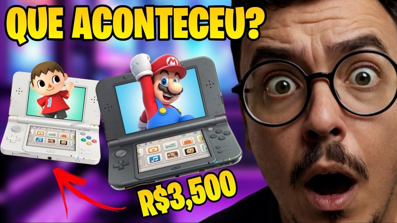 Por que o Nintendo 3DS ficou CARO ASSIM?