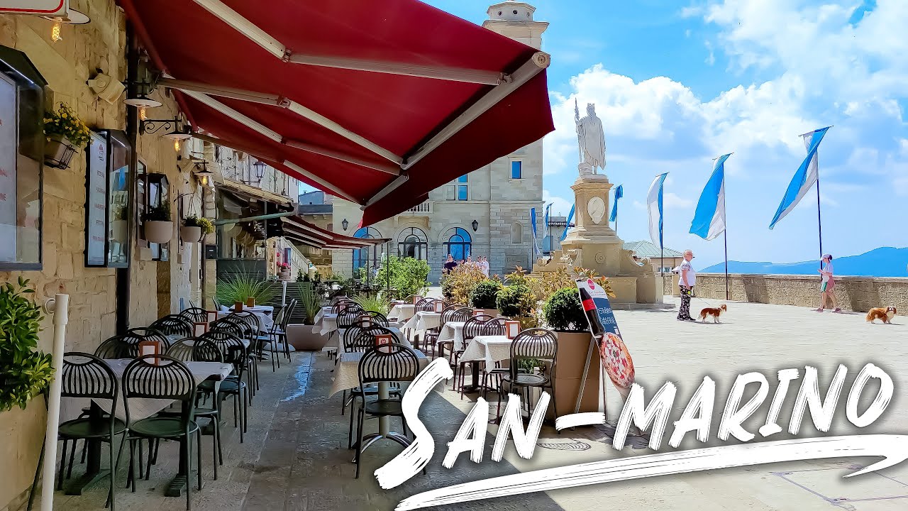 FABULOUS SAN MARINO. Italy - 4k Walking Tour around the City - Travel Guide. trends, moda #Italy