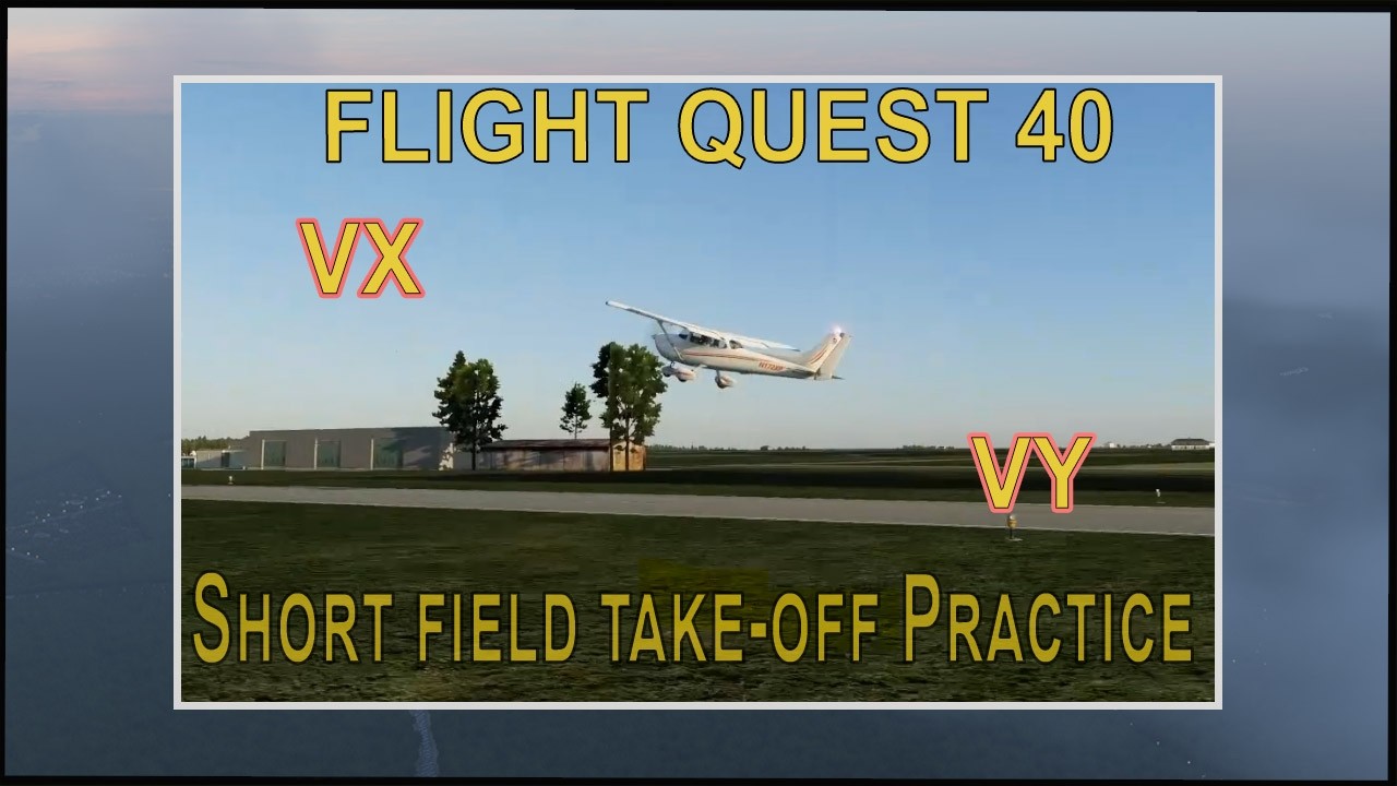 The Short Field Takeoff X-Plane 12 Skyhawk XP 210 hp