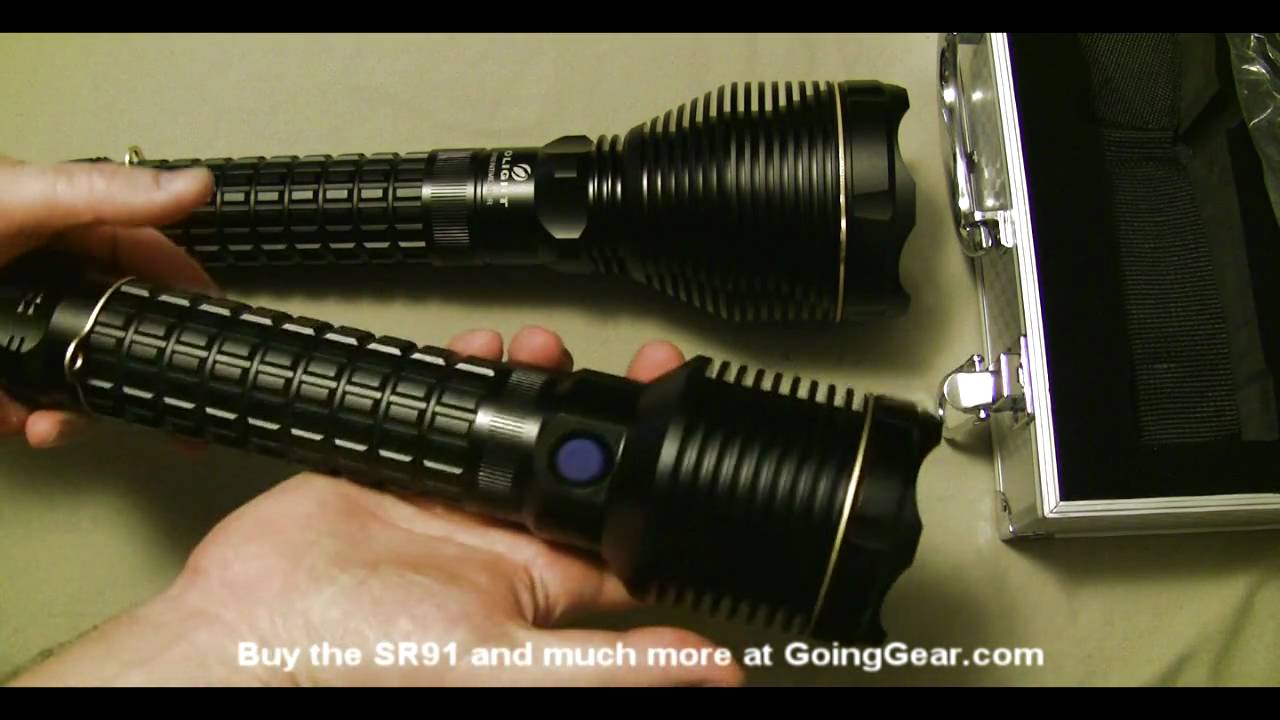 Olight SR91 1500 Lumen LED Flashlight Review by GoingGear.com