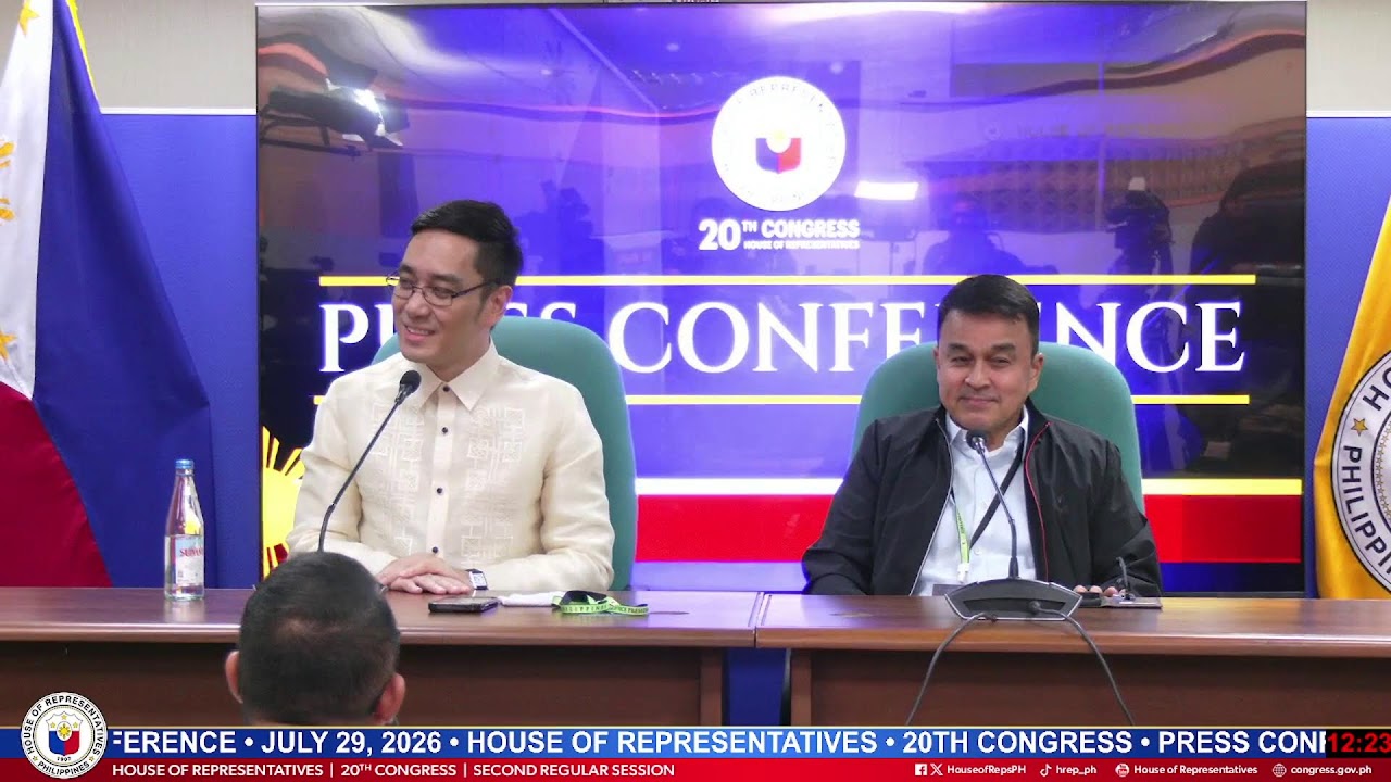 PRESS CONFERENCE (JULY 29, 2026)