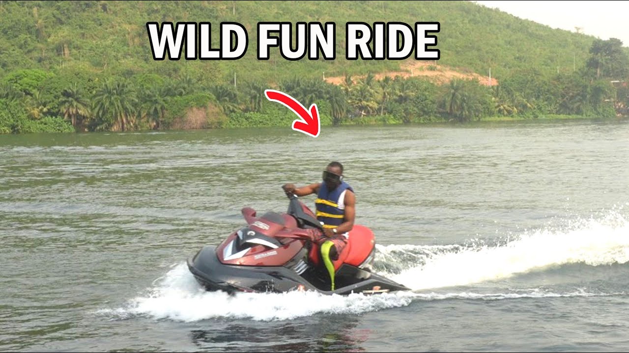 FIRST TIME ON A JET SKI AT ADOME BRIDGE: WIld Ride