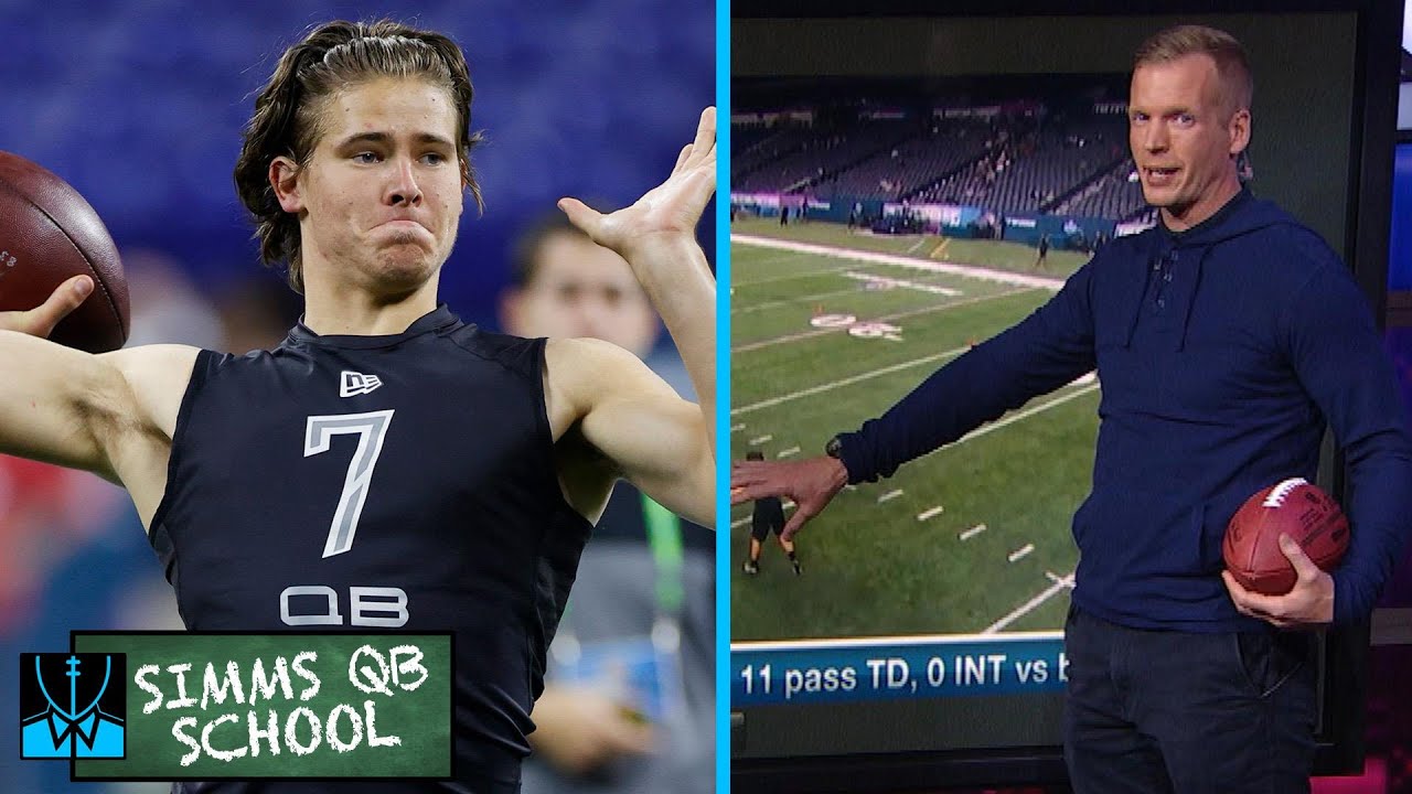 Chris Simms QB School: NFL Draft prospect QB Justin Herbert | Chris Simms Unbuttoned | NBC sports