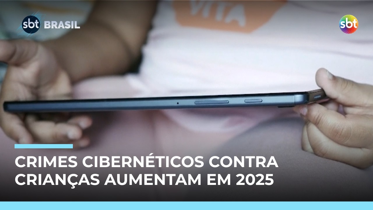 Brasil registra mais de 63 mil den&uacute;ncias de explora&ccedil;&atilde;o infantil na internet em 2025 | #SBTBrasil