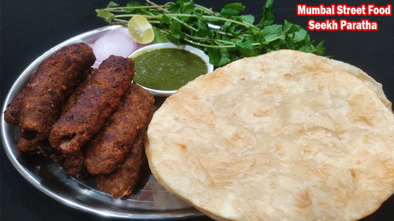 Mumbai Seekh Paratha Street Food | Seekh Paratha | Seekh Kabab Recipe Home Cooking Point