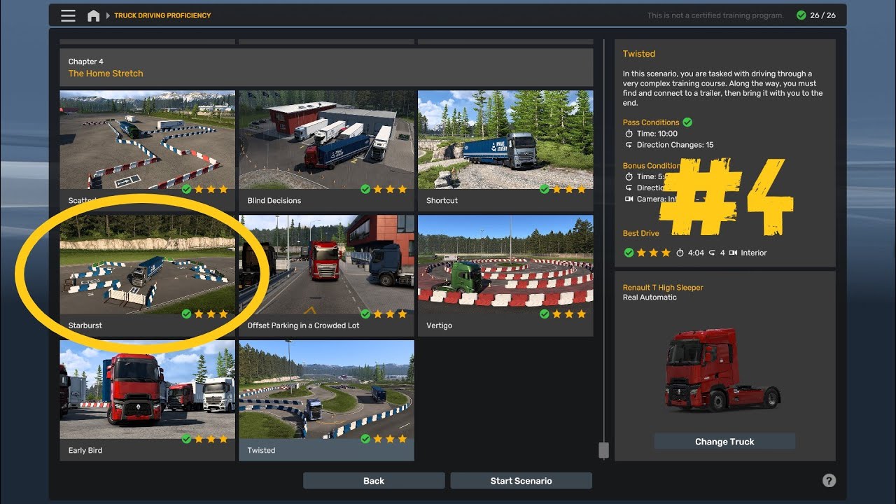 ETS2 Chapter 4 #4 Starburst TRUCK DRIVING PROFICIENCY