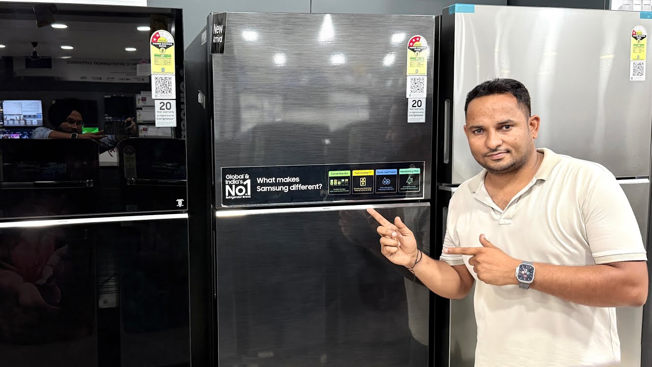 Samsung's New 467 L Convertible 5 IN 1 Bespoke AI Smart Refrigerator 2025