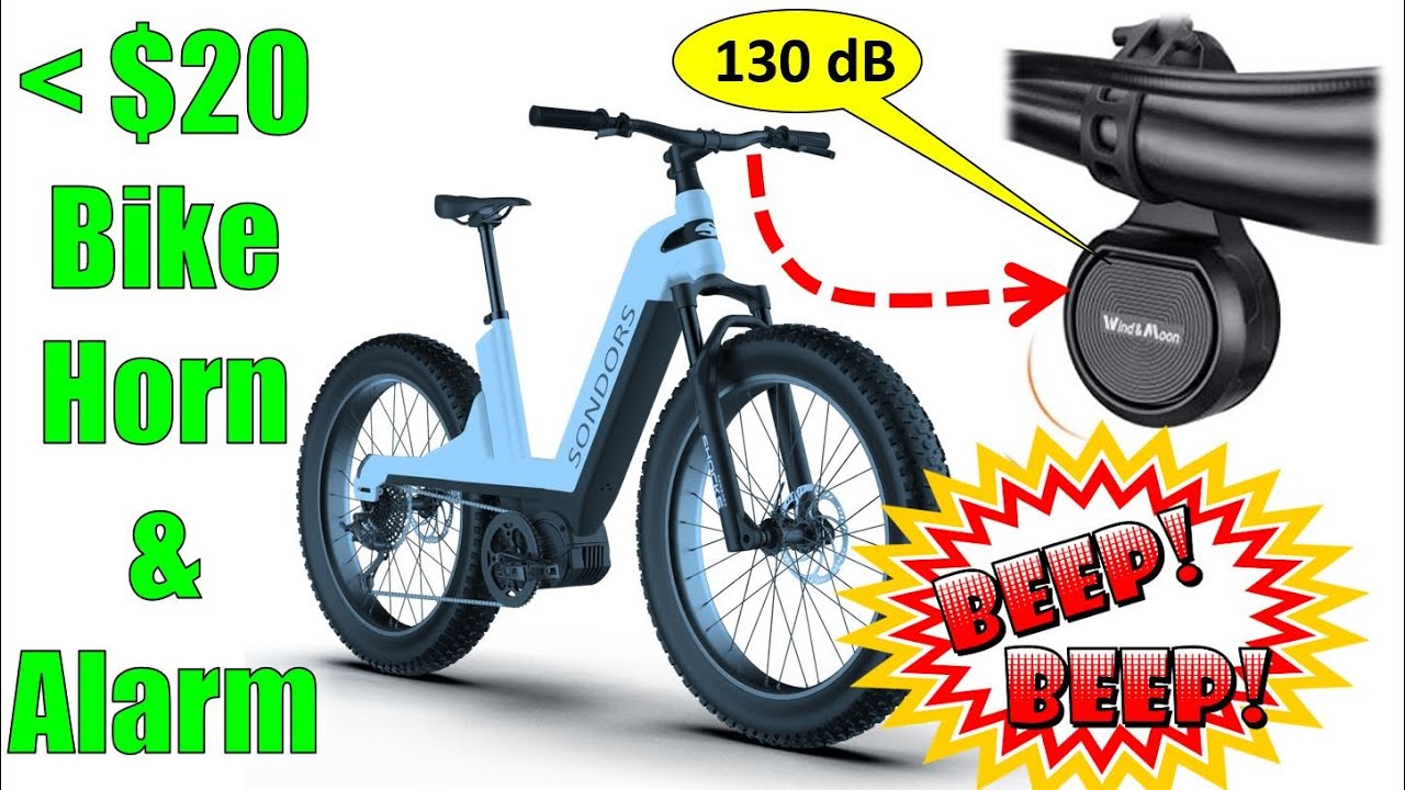 Ebike Horn & Anti-Theft Alarm - less than $20