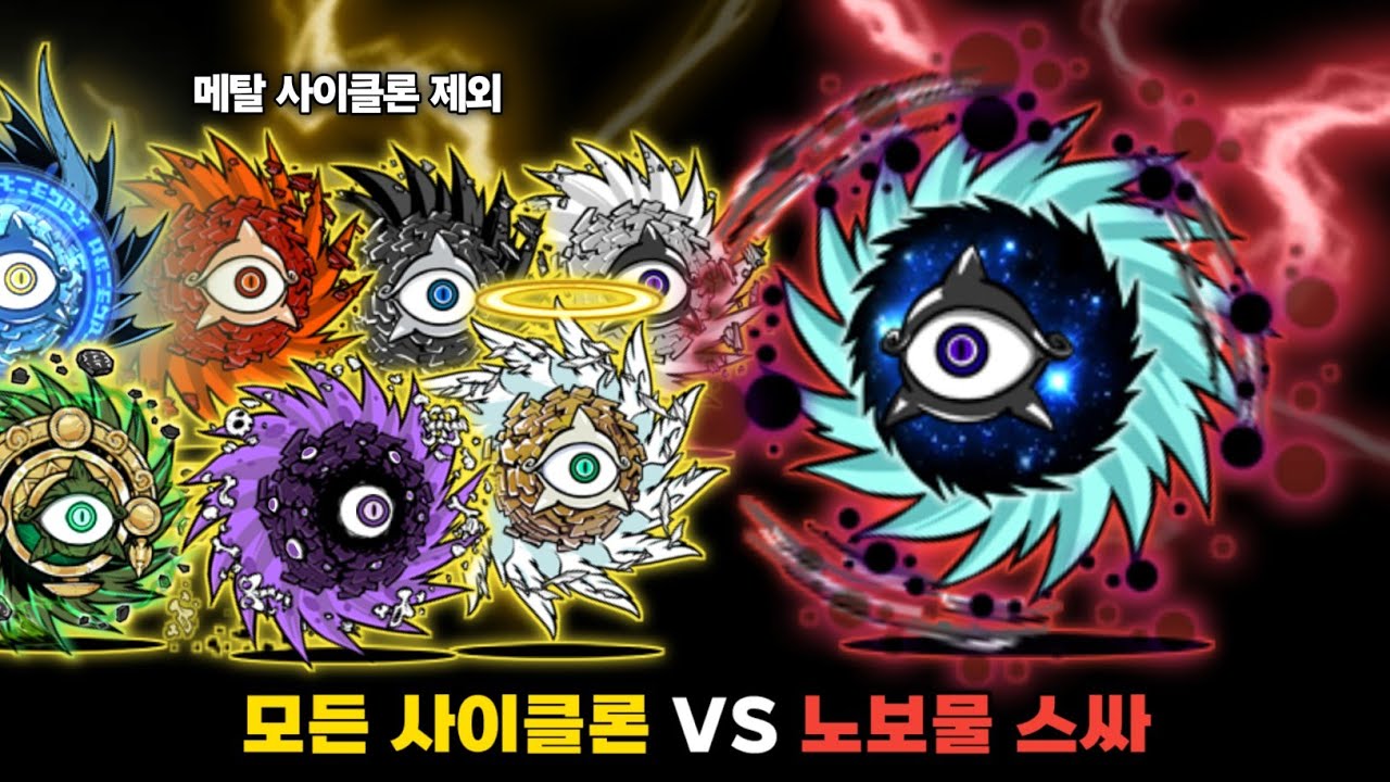 모든 사이클론 VS 최강의 사이클론 한 마리 [냥코대전쟁]