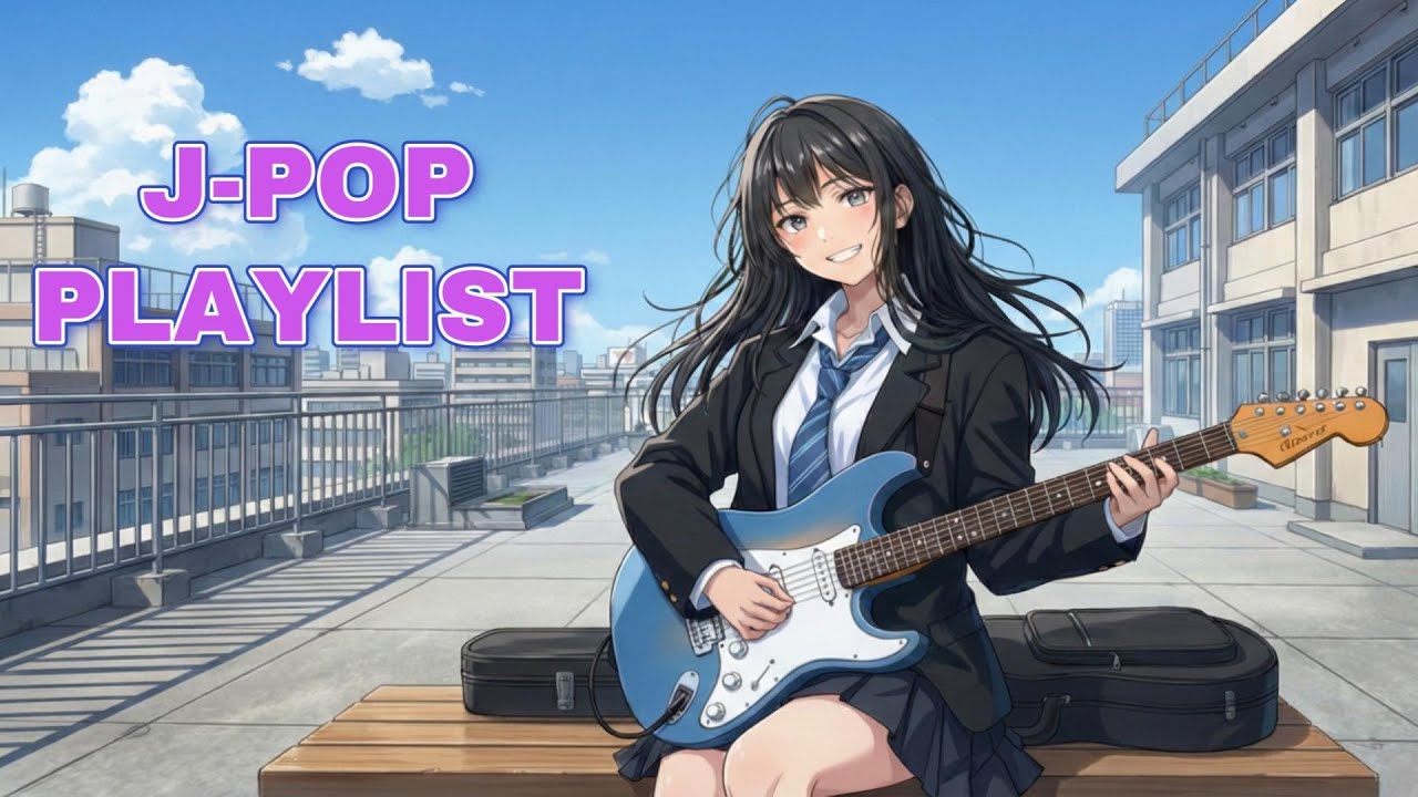 𝐏𝐥𝐚𝐲𝐥𝐢𝐬𝐭 옥상에서 불어오는 바람 같은 밴드 J-POP 모음 🎧 | chill r&b · relax & wind