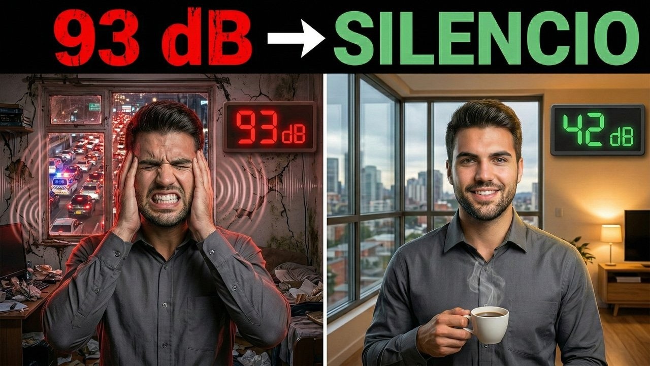 Por qué tu ventana doble NO aísla ruido | Ventanas antirruido que sí funcionan