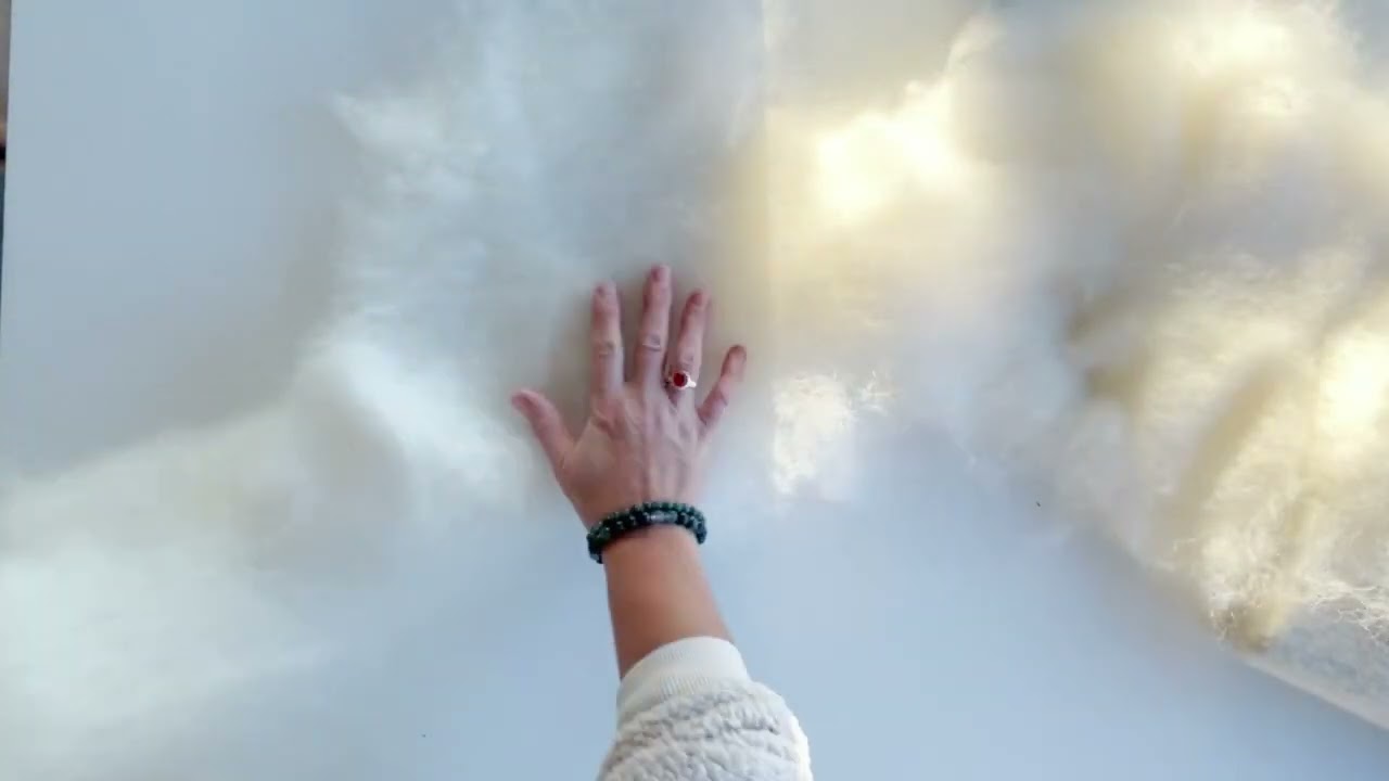 DIY tapis de feutrage - Needle felting mat DIY