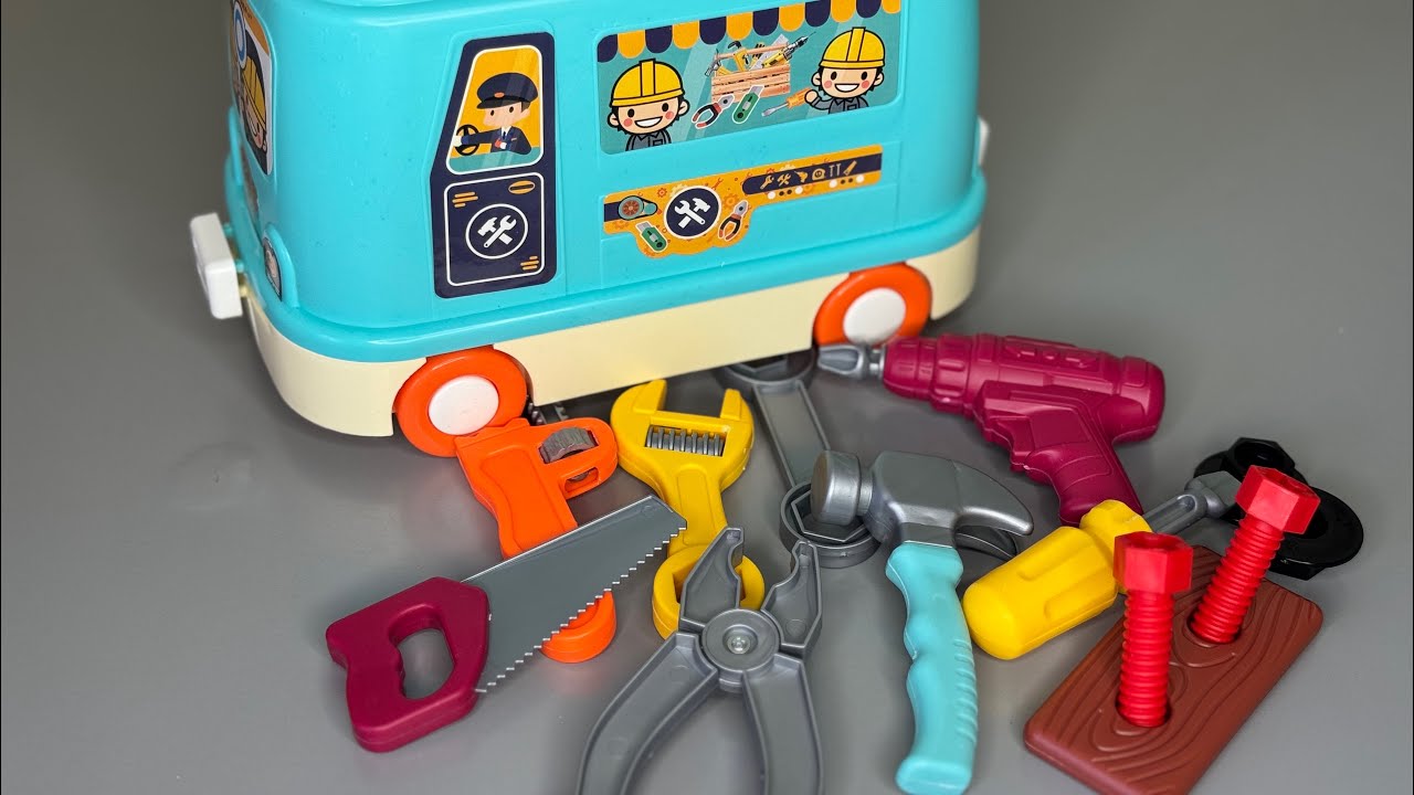 Ultimate Toy Tool Truck: Fix Everything! 🛠️🪚🚛