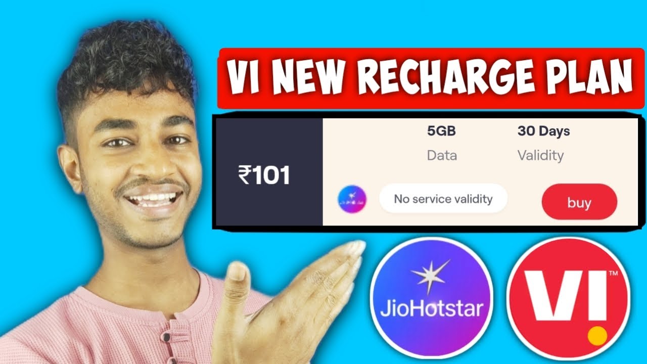 Vi New Recharge Plan Rs.101 with JioHotstar Subscription