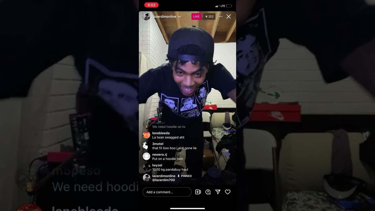 *RARE* LazerDim700 Instagram Live Before Fame “Living In the Basement”FUNNY AF😂😂