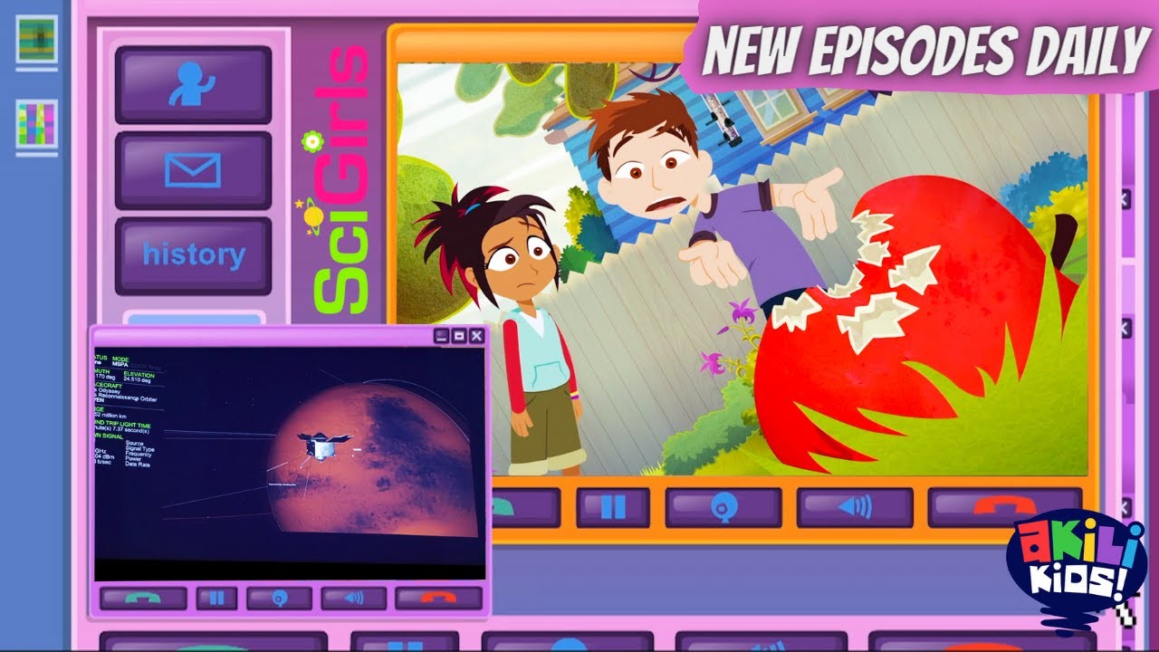 Sci Girls | Space Robots | Akili Kids!