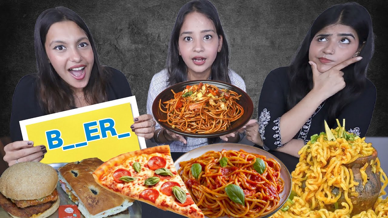 Complete the Words Food Challenge | Street Food and Snacks Challenge | Ding Dong Girls
