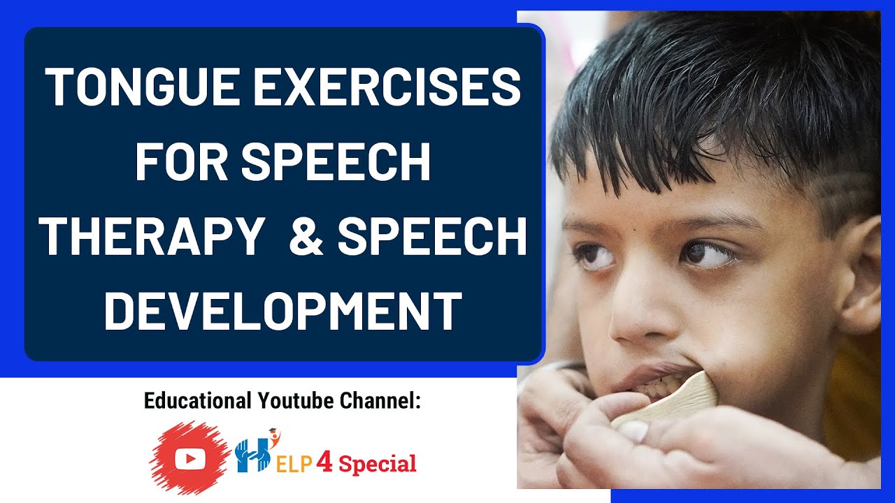 Tongue Exercises for Speech Therapy & Speech Development (@Help4Special )