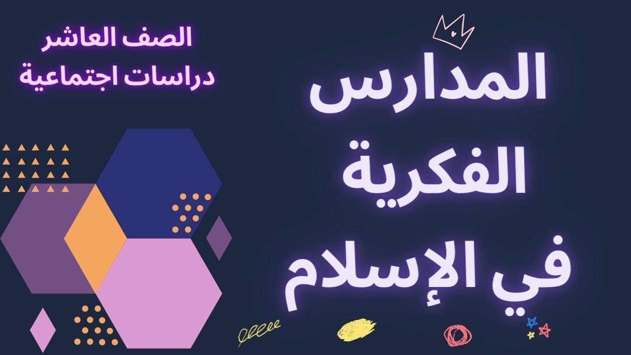 شرح درس المدارس الفكرية في الإسلام الجزء1