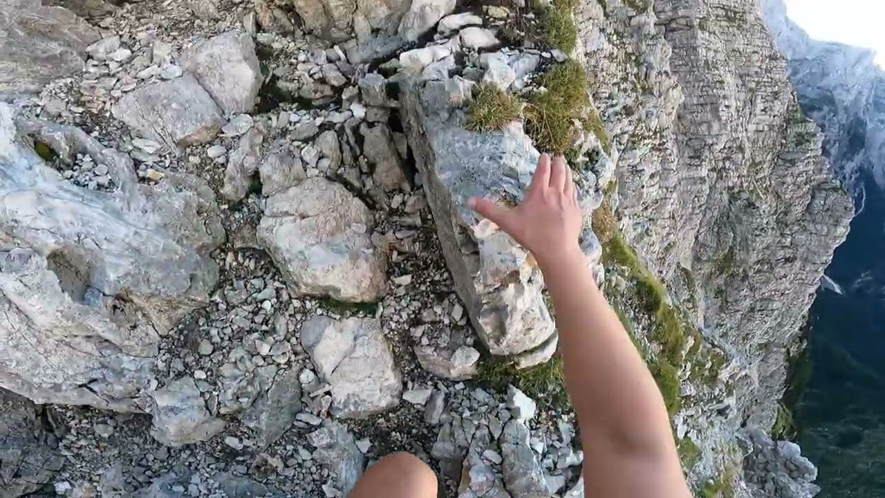 Triglav 2864m - celý výstup přes ČEZ Plemenice (ferata C+) [GoPro 2K] CZ