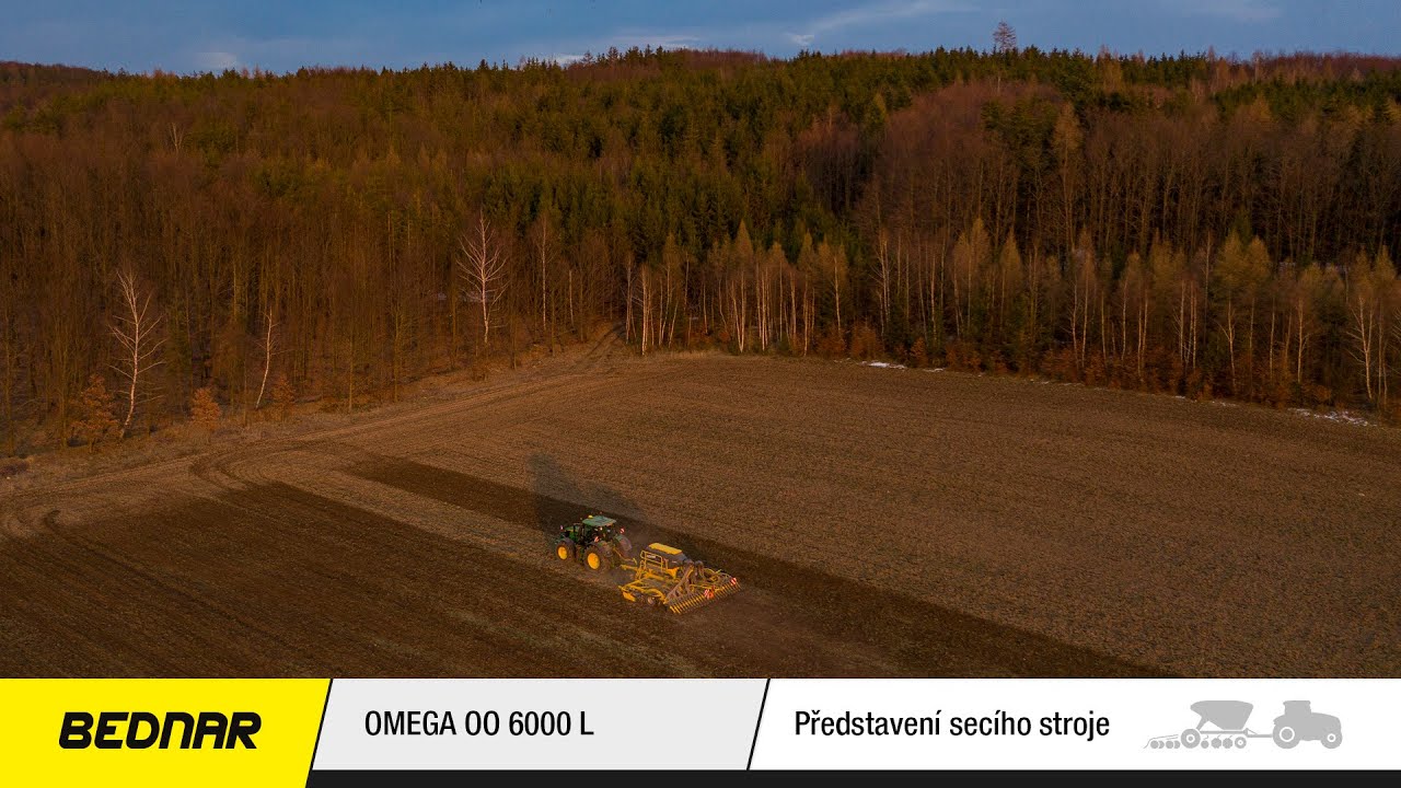 BEDNAR: Popis secího stroje OMEGA OO 6000L