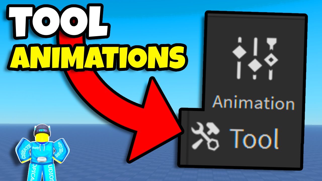 Как АНИМИРОВАТЬ инструменты в Roblox Studio!