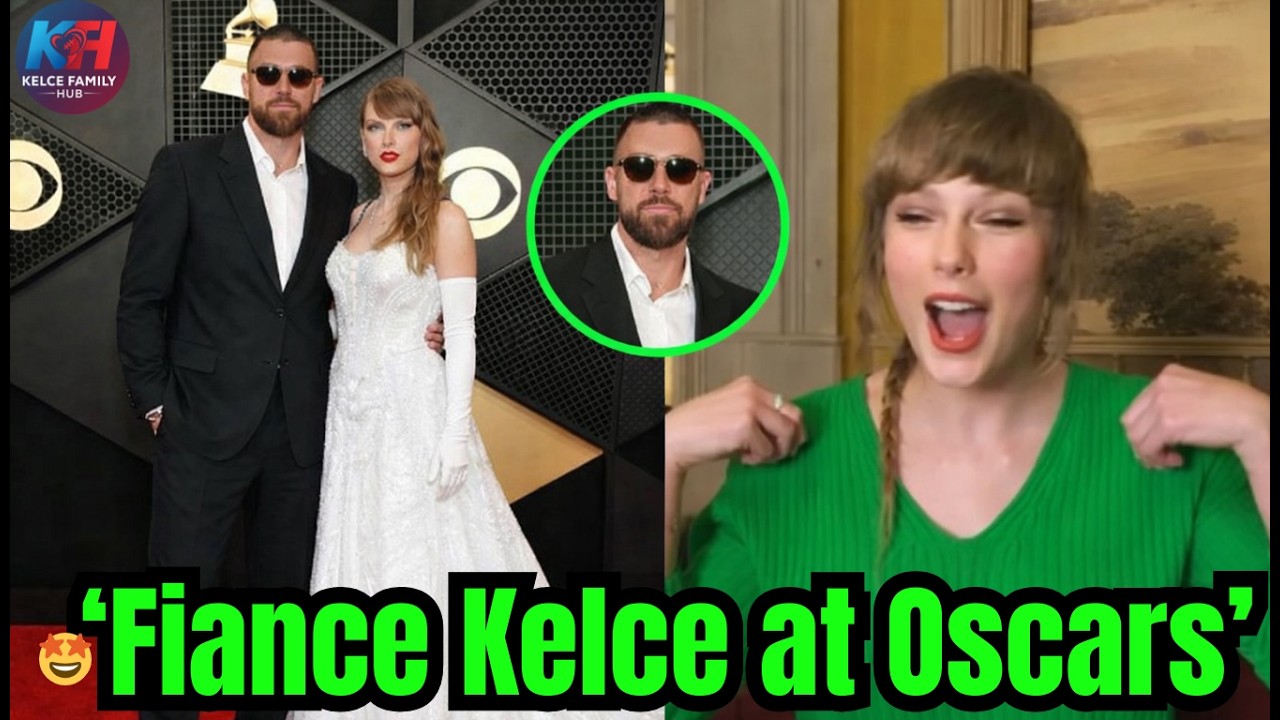 Taylor Swift Smiles Talking About Fiancé Travis Kelce at 2026 Oscars Interview 💍🎬❤️