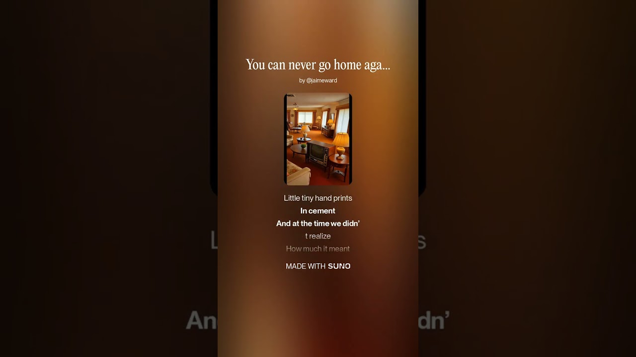 You Can Never Go Home Again