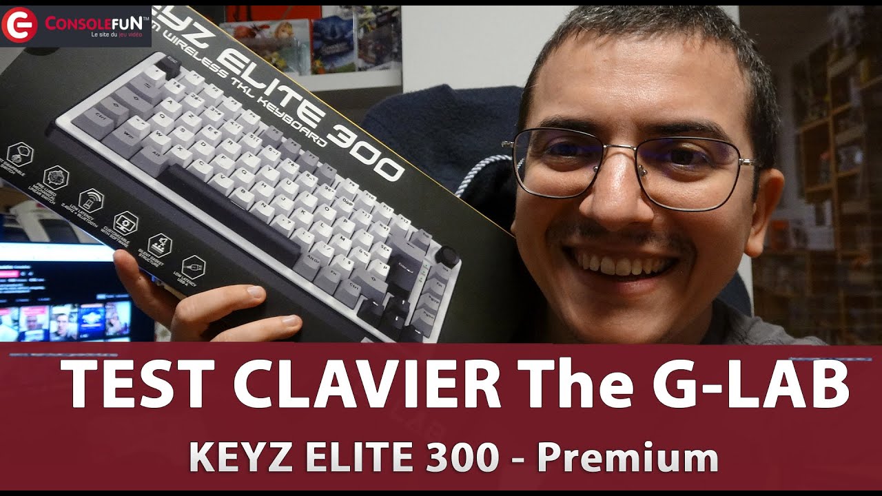 🎮 THE G-LAB KEYZ ELITE 300 – TEST 4K du clavier RGB sans fil PREMIUM ! 🔥