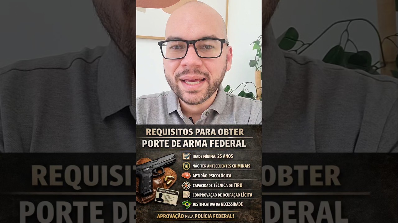 Como obter o porte federal de arma de fogo em 2026?  #arma #armas #porte #tiro