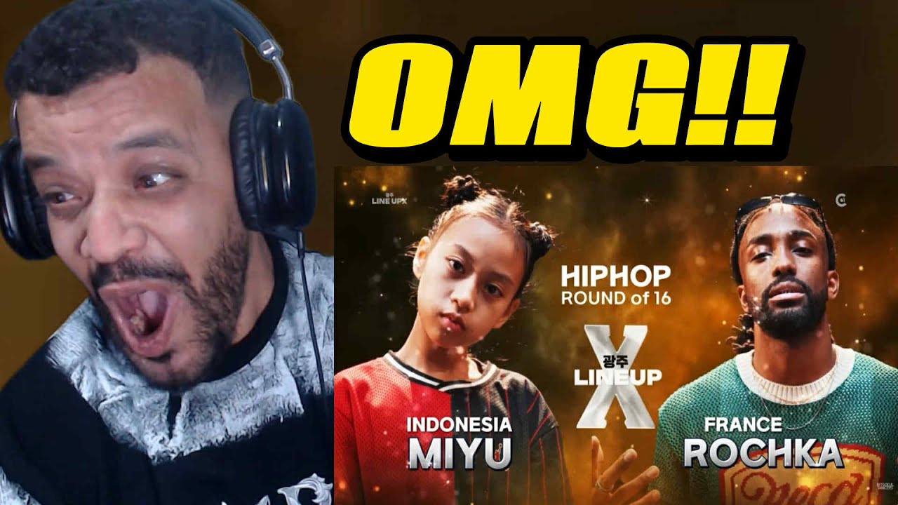 🇮🇩MIYU VS 🇫🇷ROCHKA HIPHOP ROUND OF 16ㅣ2025 LINE UP SEASON X DZ REACTION