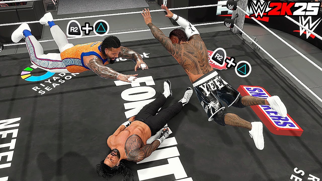 WWE 2K25 - Best Double Finisher Combos! (pure chaos)