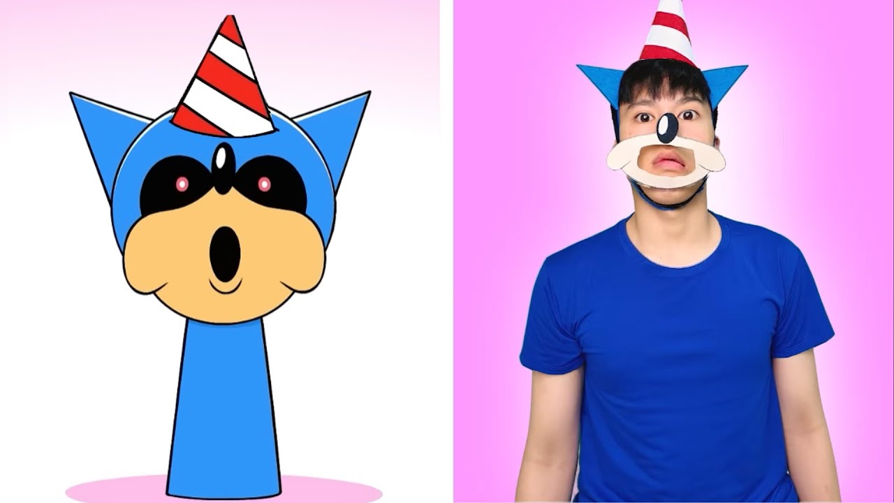 Sprunki 4 Phase 4 SONIC.EXE in Real Life #sprunki #mysprunkioc