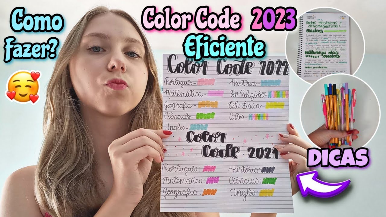 DICAS DE COMO MONTAR UM COLOR CODE ORGANIZADO, BONITO E EFICIENTE PARA 2023!