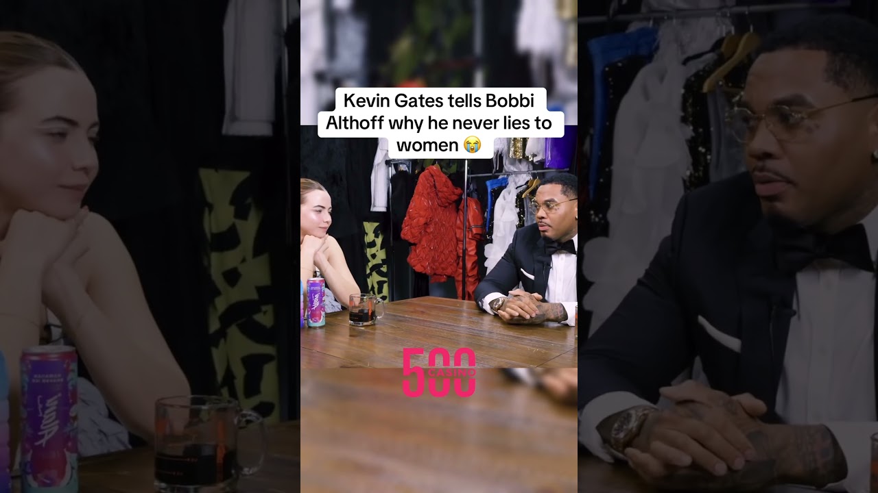 Kevin Gates tells BobbiAlthoff why he never lies to women #kevingates #bobbialthoff