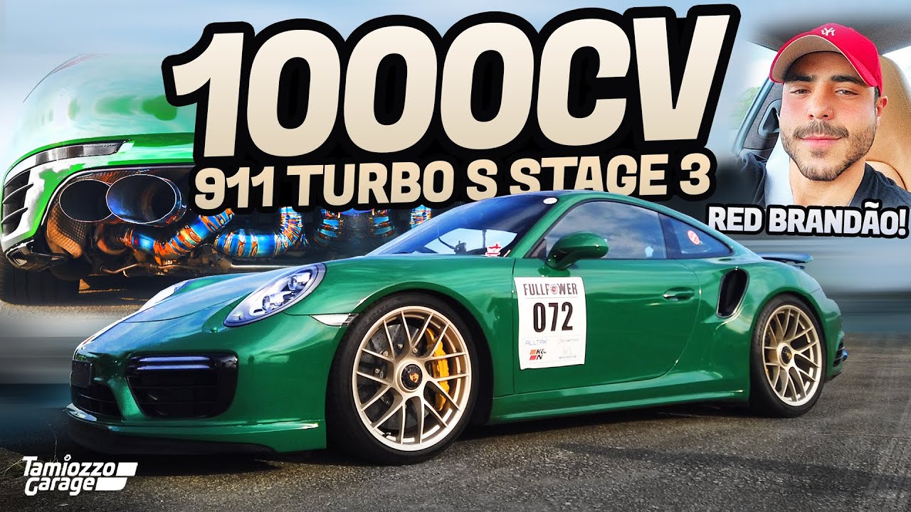 PORSCHE 911 TURBO S DO RED BRAND&Atilde;O DE 1000CV NO MEIA MILHA FULLPOWER!