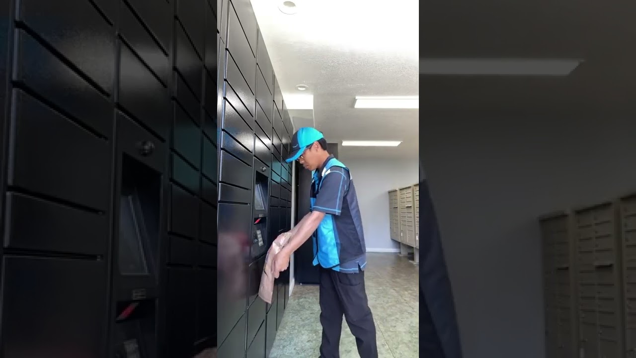 How Amazon Hub Lockers parcels are delivered by Amazon Delivery Drivers